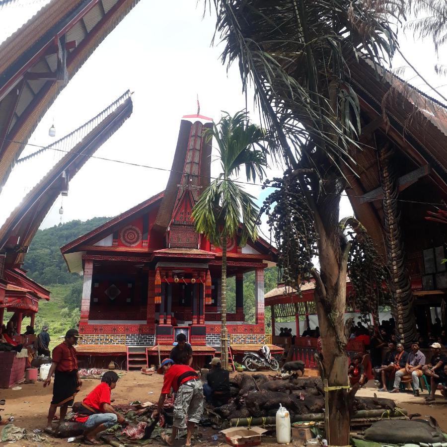 ホテル Toraja Manubackpacker ランテパオ エクステリア 写真